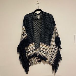 Francesca’s One Size Poncho